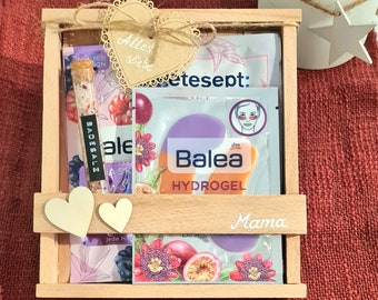 Personalisiertes Geschenkset für Frauen in handgefertigter Holzbox, zum Geburtstag, zu Weihnachten, als Gastgeschenk, Gute Besserung  /21