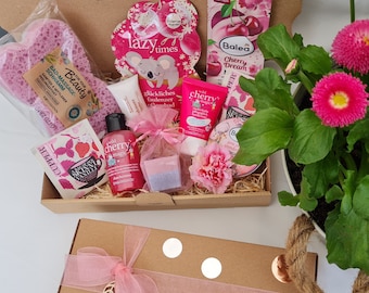 Wellness Geschenkbox für Frauen / Set Frühling / Geschenk für Frauen zum Geburtstag / Geschenkbox für Freundin / Entspannungsbox / 80