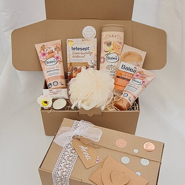 Geschenkset für Frauen, Personalisierte Wellness Geschenkbox zum Geburtstag, zu Weihnachten, Beautybox für Freundin, /35