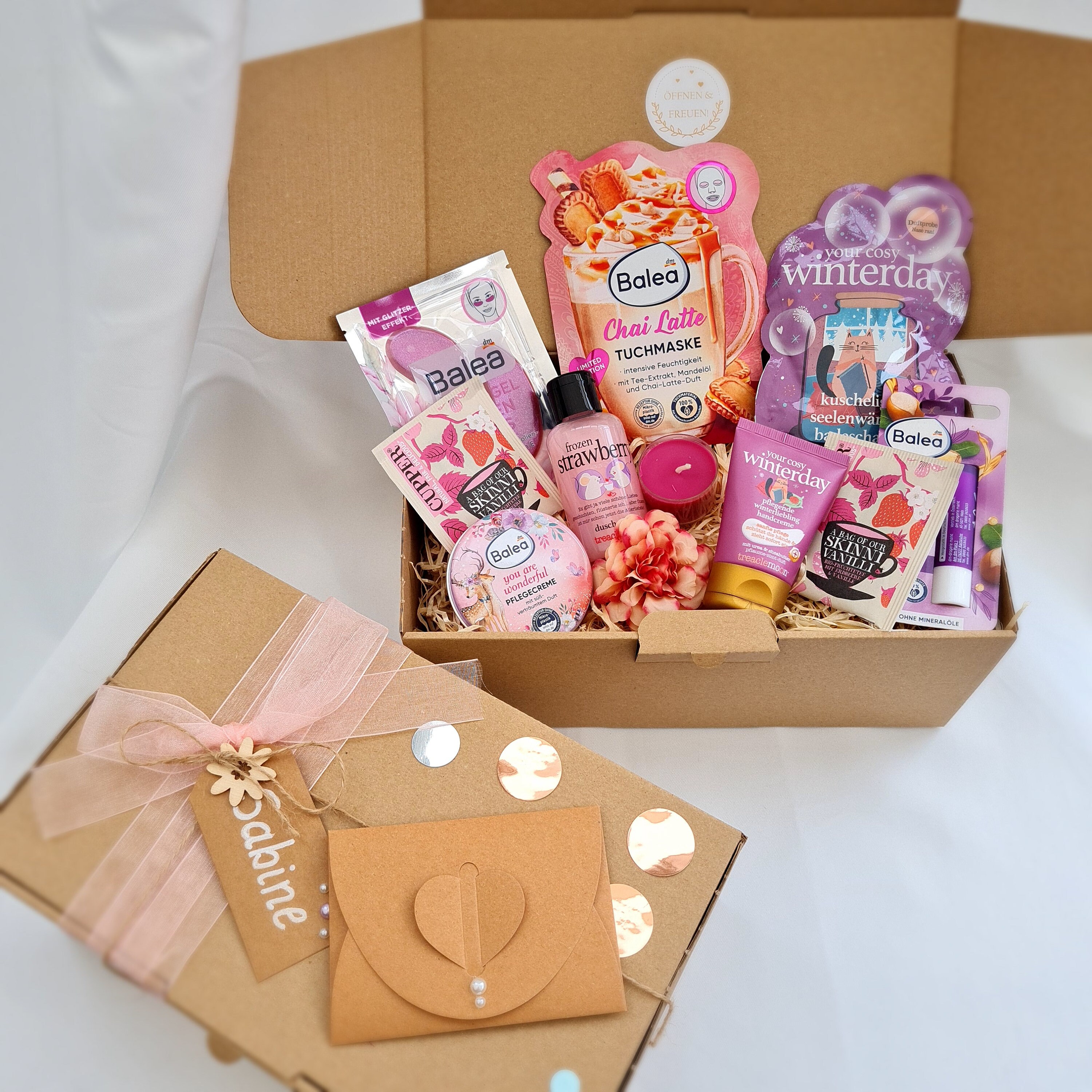 Coffret Cadeau Femme Luxe - Gobelet Isotherme, Bougies, Bombes De Bain - Idée Cadeau Anniversaire, Noël, Relaxation Pour Elle