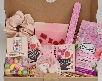 Personalisierte Wellness Geschenkbox für Frauen / Geschenk zum Geburtstag / Geschenkkorb / Geschenkset Freundin / Nr32