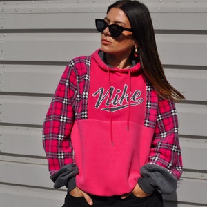 Dark pink nike on sale hoodie
