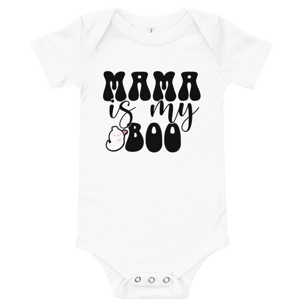 Mama is My Boo Onesie Halloween Baby Bodysuit Autumn Baby Etsy