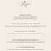 Cursive Script Editable Menu, Digital Download Wedding Menu ...