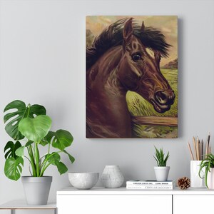 Vintage Horse Painting
