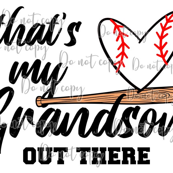 That’s my grandson out there high resolution  PNG digital design sublimation DTF and more baseball bat heart threads