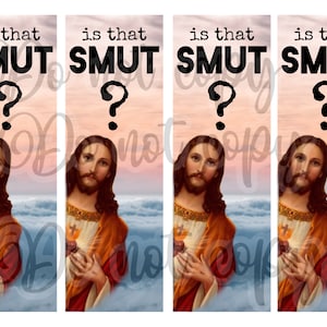 Bookmark design is that smut peeking Jesus sky background with matching blank sky design to do front and back bookmarks sublimation & more