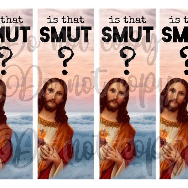 Bookmark design is that smut peeking Jesus sky background with matching blank sky design to do front and back bookmarks sublimation & more