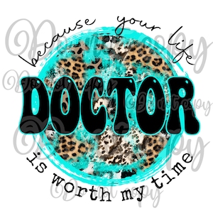 doctor teal turquoise cheetah grunge circle high resolution PNG digital design w/ matching digital paper & patches