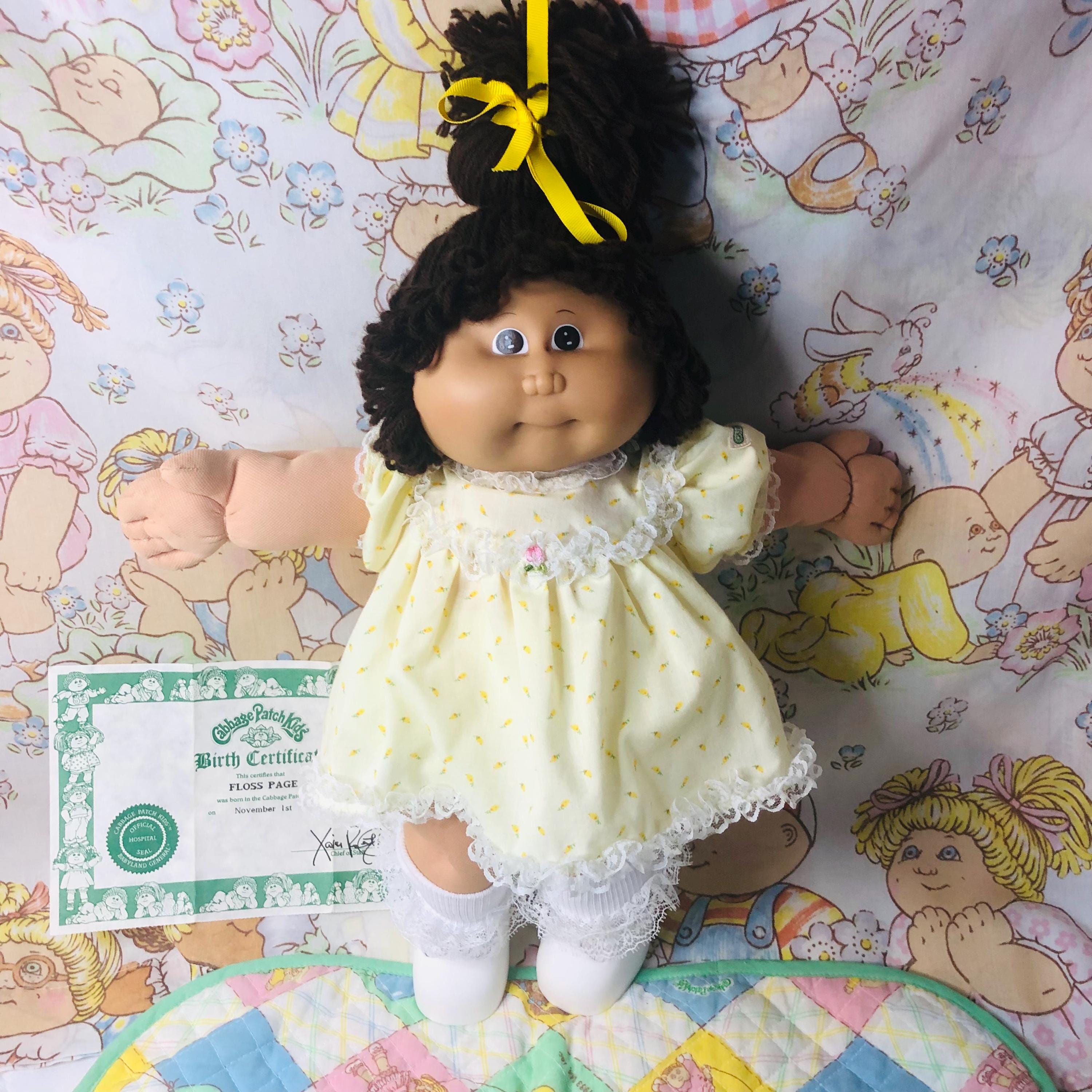 Green Cabbage Patch Kids Dress - Etsy