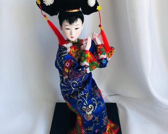 Tête, mains et pieds de « poupée chinoise » vintage en porcelaine, allemande, antique, fantaisie. 10 - France
