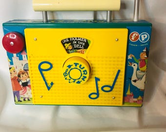 フィッシャープライス トイズ アンティーク 1969年製 オルゴール