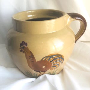 Vintage Pennsbury Pottery Rooster Jug – Handpainted Folk Art Ceramic 1950s