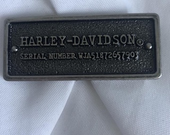 Vintage 1990s Licensed Harley Davidson Bar Shield Decal Sticker