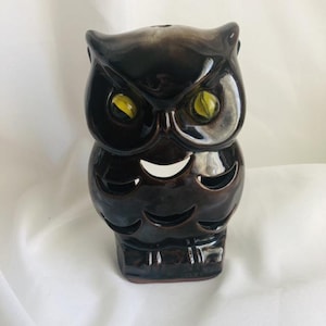 Vintage Owl Tea Light Lantern By Inarco Made In Japan -Ceramic Owl Lantern-Tea Light Candle