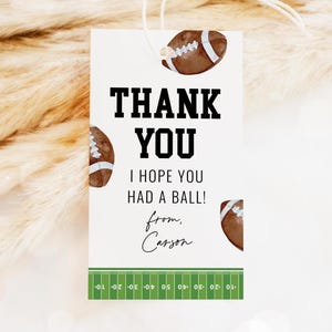 Etiqueta de recuerdo de fútbol, etiqueta de agradecimiento por el primer año de fútbol, etiqueta de regalo de fútbol, etiqueta para bolsa de regalos de fútbol 55FB