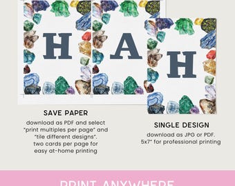 Geology Birthday Party Decorations – Crystal Themed Backdrop Banner, 3.28 X 4.92 Ft, For Kids Rock-Themed Party