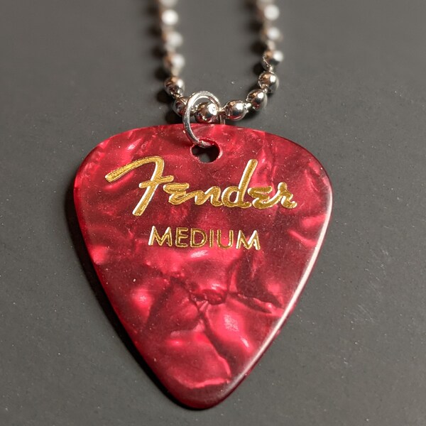 Guitar Pick Necklace Etsy