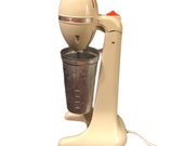 Hamilton Beach Scovill Drink Master Vintage 70s Milkshake Mixer Model 727 Cream