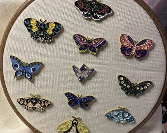 Moth Needle Minders!! Collection 2