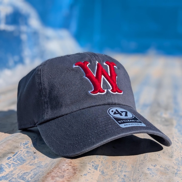 Custom Embroidered 47 Brand Clean Up Hat, Boston Style Letters