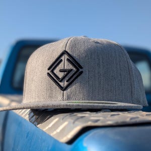 Men’s Christian Fitted Hat – Geometric God Is Greater Embroidered Cap
