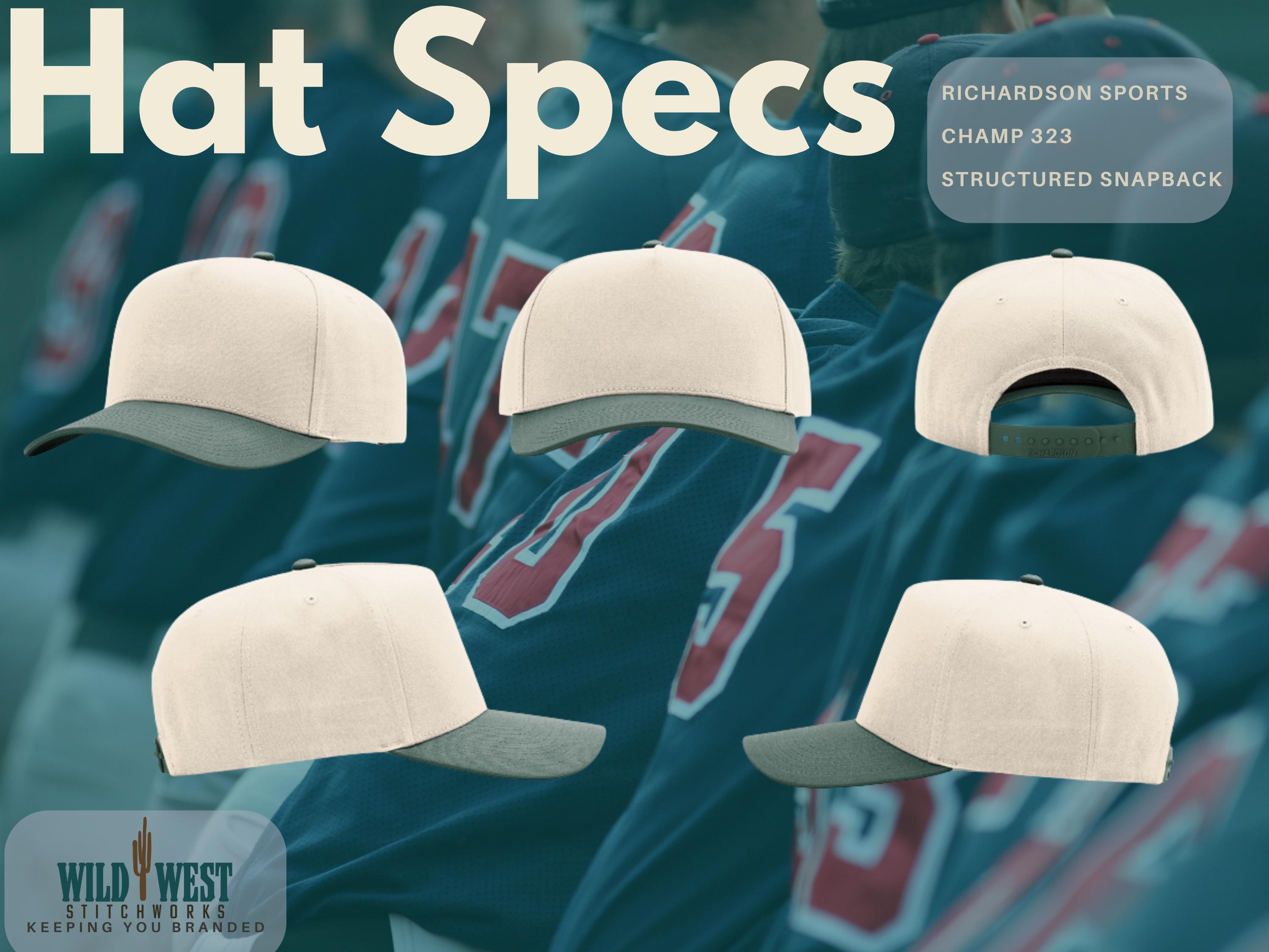 Custom 3D Puff Monogram Hat | Richardson 323 Trucker Cap | Wild West ...
