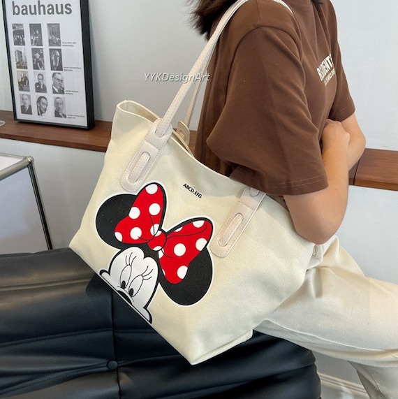 Mickey Mouse Bag High Capacity Shoulder Bag Tote Bag Cotton 