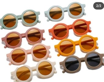 Gafas de sol personalizadas para niños con dijes y protección UV