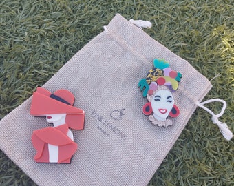 Broches hechos a mano