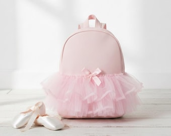 Mochila Sweet Tutu: adorable bolso de ballet rosa para niñas pequeñas y bebés: ¡perfecto para clases de baile, guarderías o para jugar!