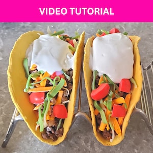 How To Make Tacos, Fake Bake Taco Tutorial, DIY Faux Mexican Food Lesson, Fake Food Tutorial