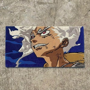 PIRATE GUY FORM 5 rug // Custom Anime Rug // Gamer rug // aesthetic home decor // Tufted handmade rug // Gift