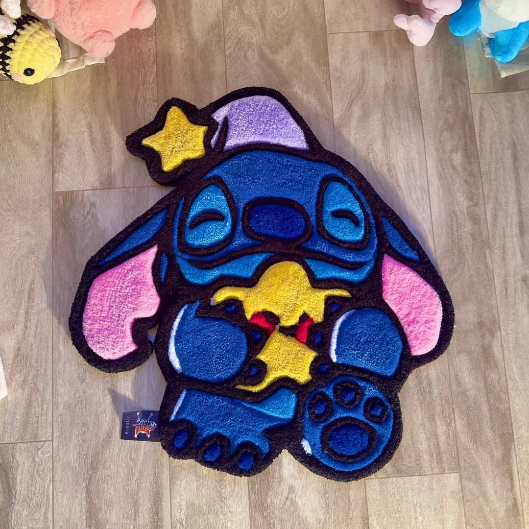 ハンドメイド スティッチマット Lilo and Stitch Floor Mats - Etsy