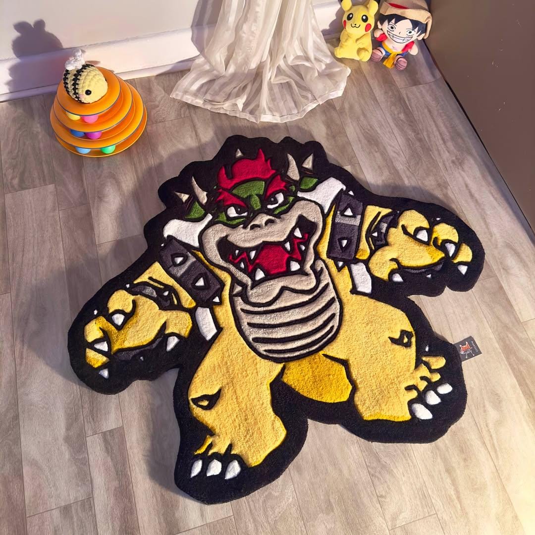 Monster Ink Rug YELLOW MONSTER Rug // Custom Anime Rug // Gamer Rug // Aesthetic Home ...