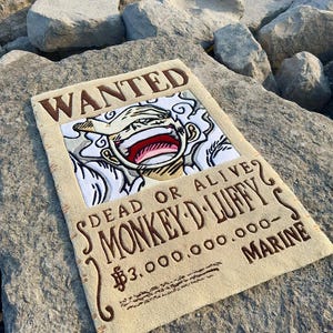 One Piece Wanted Poster Rug - Etsy Canada