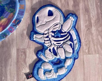 Squirtle Squad Handtufted Rug - Etsy