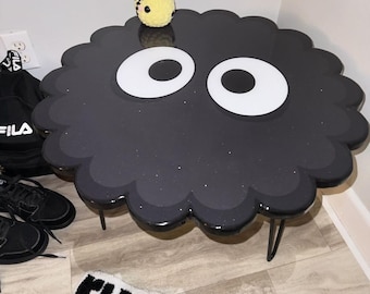 ANIME MOVIE sparkly table // CUSTOM Anime Table // Gamer Table // aesthetic home decor // epoxy table top // Gift