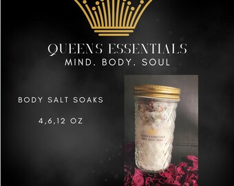 Queen's Essentials Bath Salt Soak | 4 oz