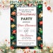 Christmas Ornament Party Invitation, Christmas Party Invite, Printable ...