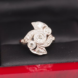 14K White Gold 1.00cttw Diamond Ring - VHK#378