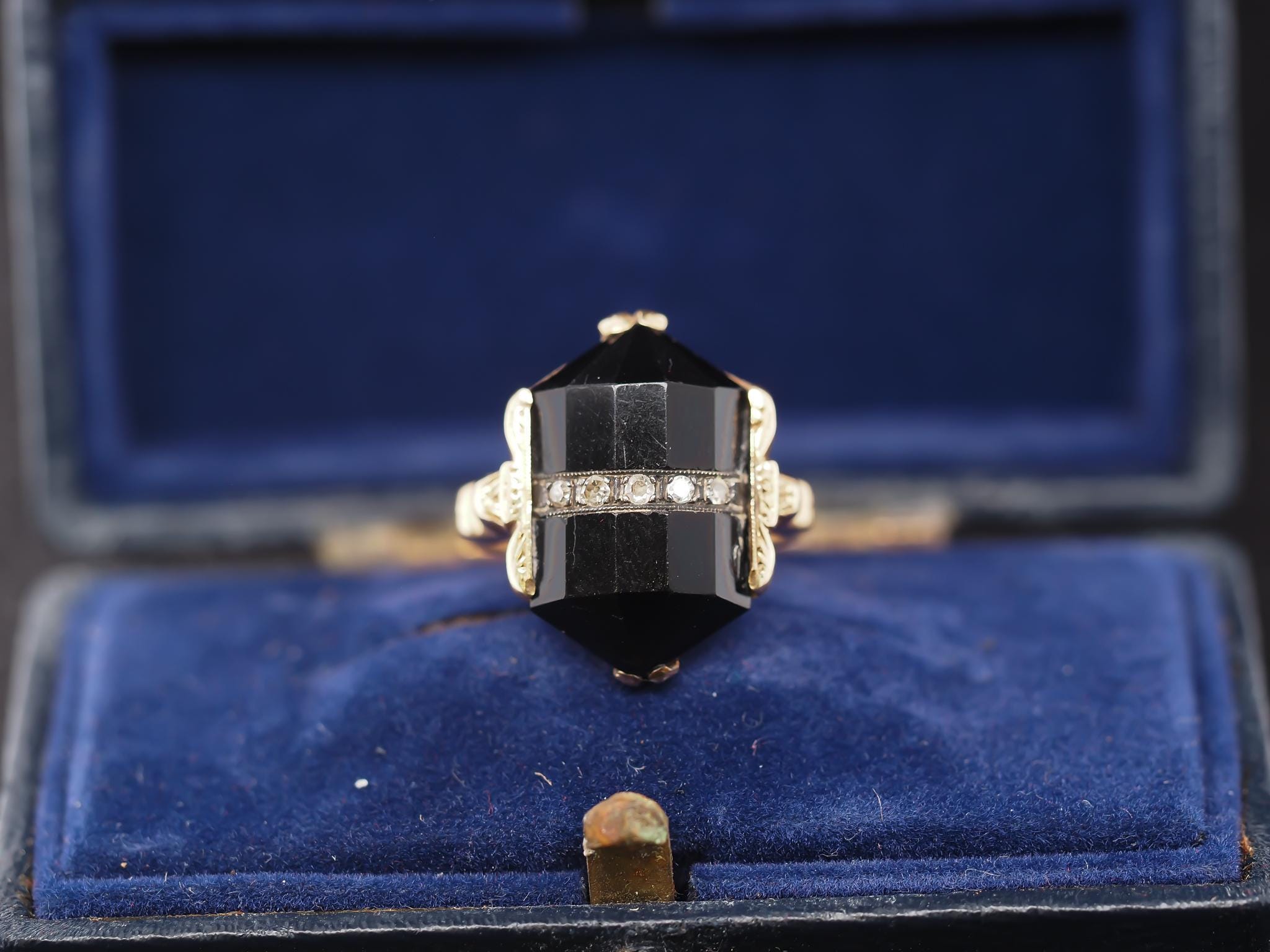 Boho Style Vintage Inspire Ring, 3.37TCW Round CZ Stone
