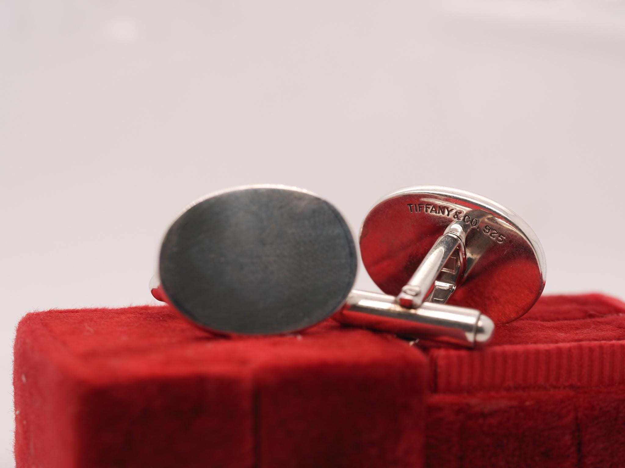 ティファニー　STERLING SILVER　カフス　36962 ティファニー スターリングシルバー カフスボタン - - Etsy 日本