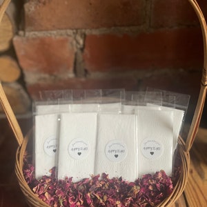 75 packets of “Some tissues for your Happy tears” wedding tissue favours. DIY KIT - You fill packets!