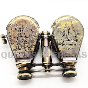 Nautical Antique Brass Binoculars Monocular Vintage Spyglass | Perfect Gift for Men| Gift for Father and Son | Birthday Gift