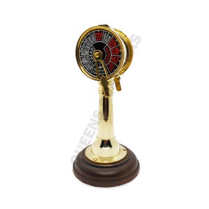 Brass Ship&#39;s Maritime Engine Order Telegraph | Nautical Chadburn and Collectible Gift Item | Perfect for Gifts to Antique Lovers