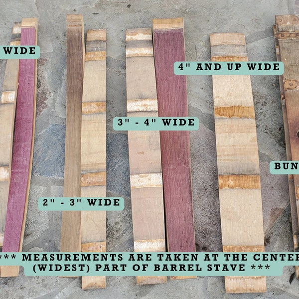 Wine Barrel Staves Blank Wine Barrels from Sonoma Oak Barrel Staves DIY Decor Wedding Sign