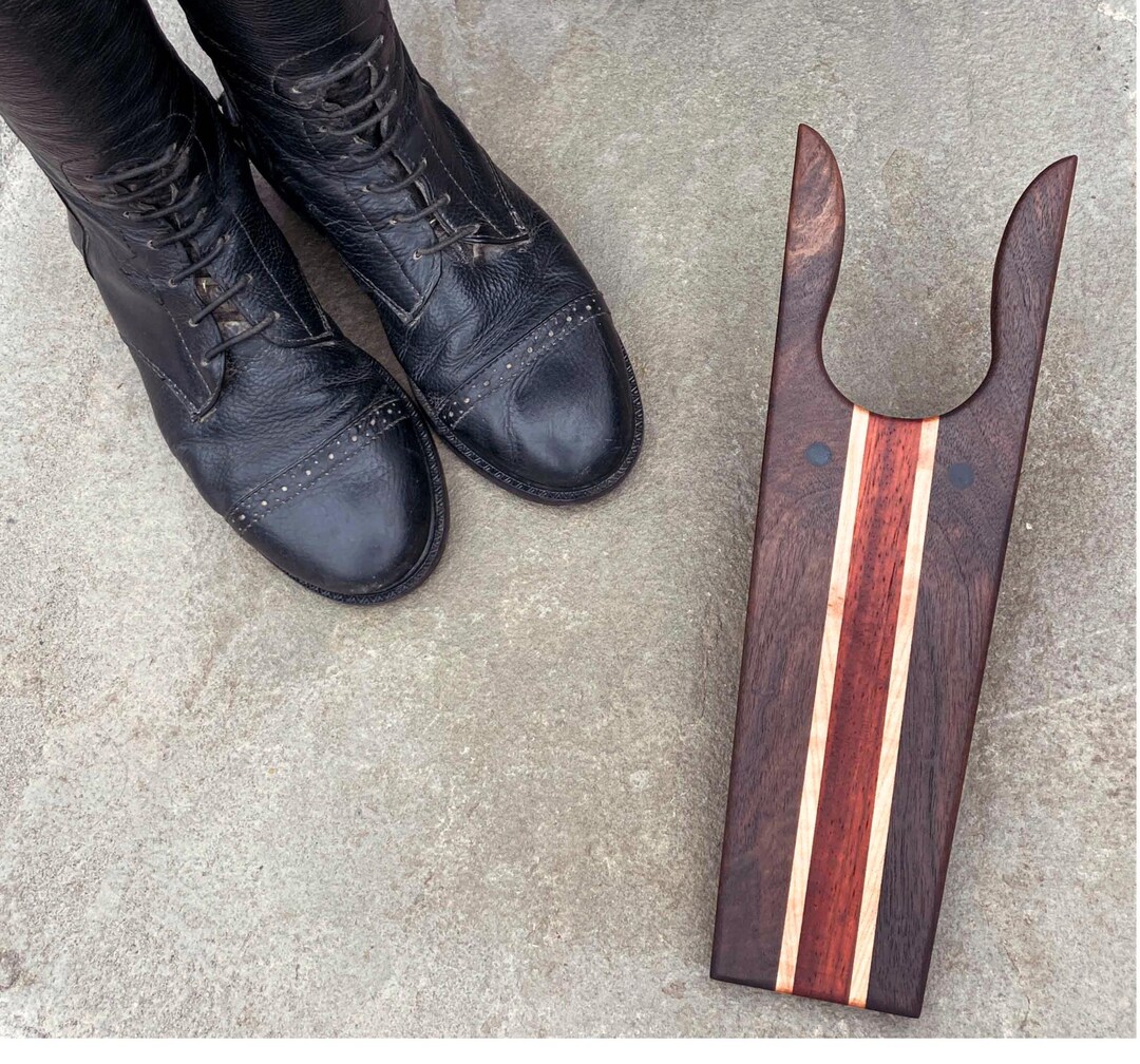 Boot Pull Pattern Hadcrafted Wooden Boot Jack - Boot Pull for Tall Boots, Equestrian ...