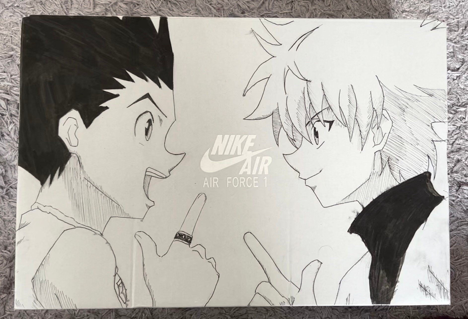 gon and killua air force 1