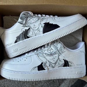 Custom Anime Air Force 1s goku X Vegeta Etsy